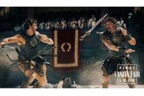 Gladiator II Vanity Fair First Look, Paul Mescal (left) and Pedro Pascal