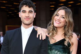 Darren Criss and Mia Swier attend the 73rd Annual Tony Awards at Radio City Music Hall on June 09, 2019 in New York City