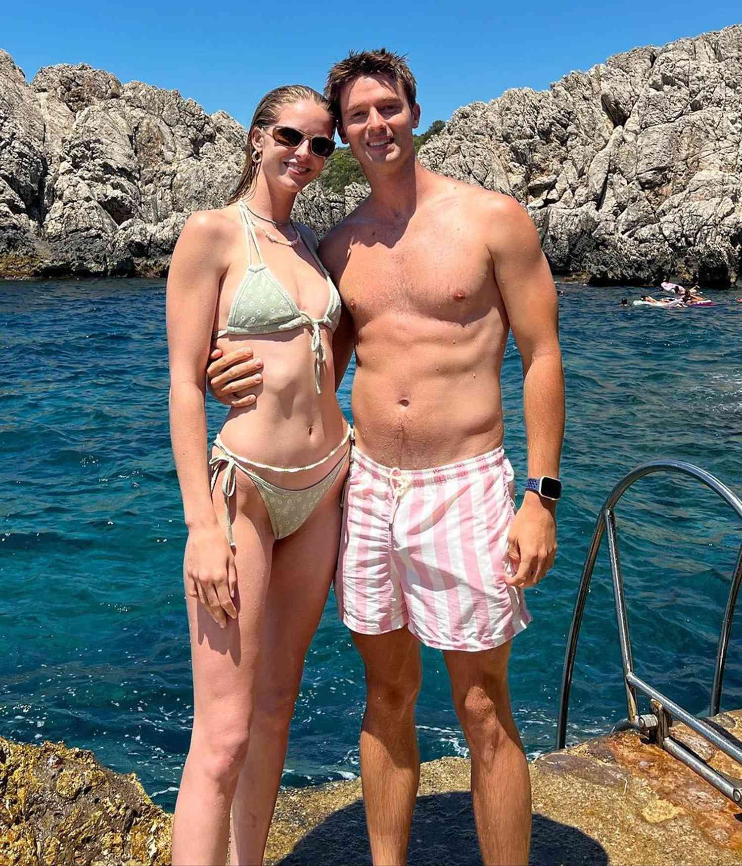 Patrick Schwarzenegger and Abby Champion on vacation