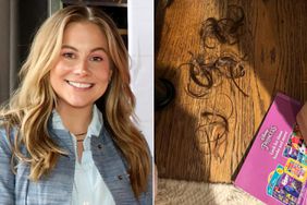 Shawn Johnson's daughter gives herself a haircut