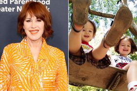 Molly Ringwald attends the 2024 Planned Parenthood Of Greater New York Gala on April 16, 2024 in New York City.; Molly Ringwald posts throwback photo of twins Roman and Adele