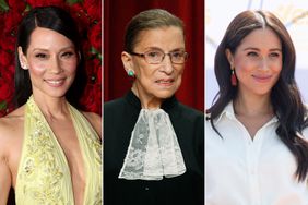 Meghan Markle, Ruth Bader Ginsburg and Lucy Liu