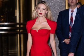 Sydney Sweeney red dress new york 12 12 23