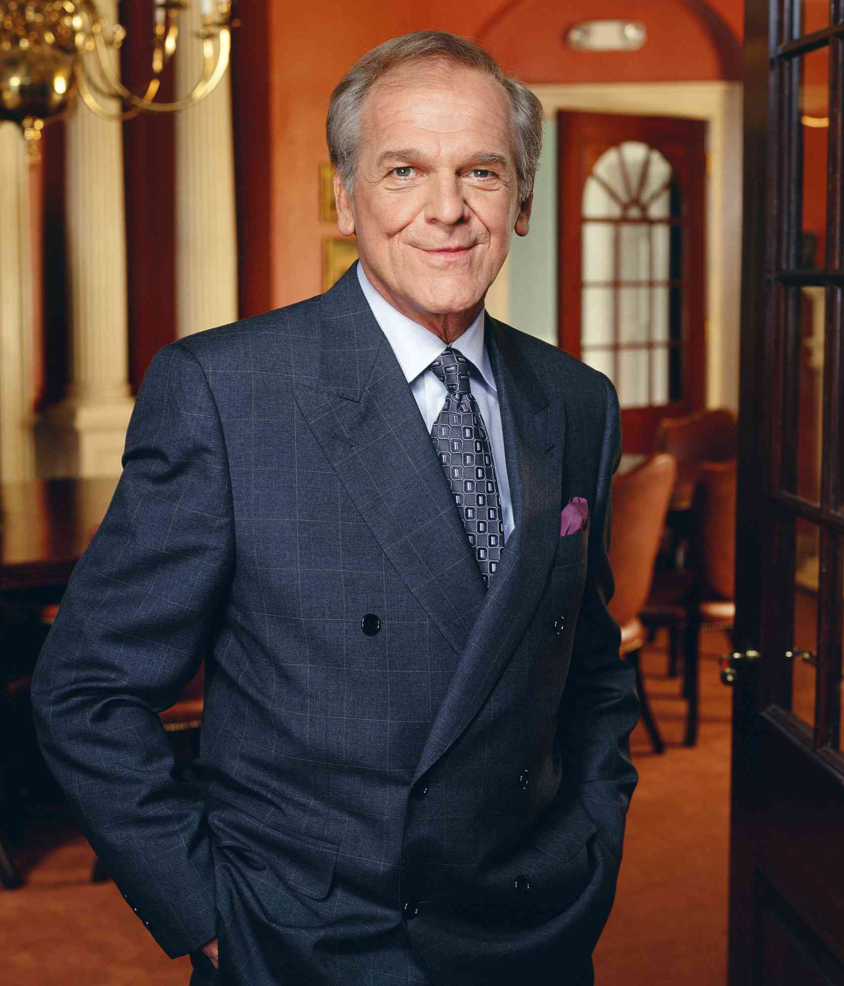 John Spencer as Leo McGarry on "The West Wing" in a publicity still.