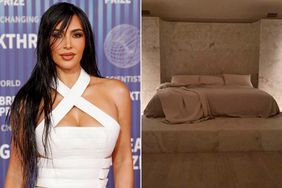 Kim Kardashian; A bedroom in Kim Kardashian's home