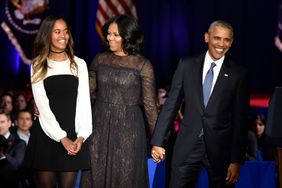 Barack and Michelle Obama wishing their daughter Malia a happy 25th birthday