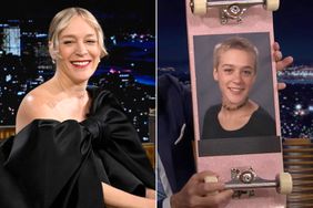 Chloe Sevigny Jimmy Fallon skateboard 01 22 24