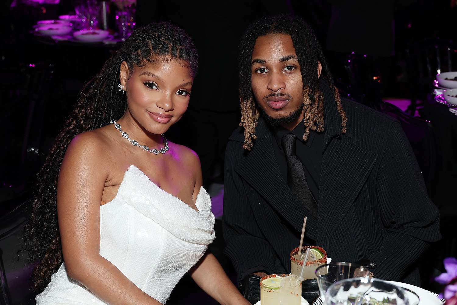 Halle Bailey and DDG attend the Recording Academy Honors presented by The Black Music Collective during the 66th GRAMMY Awards