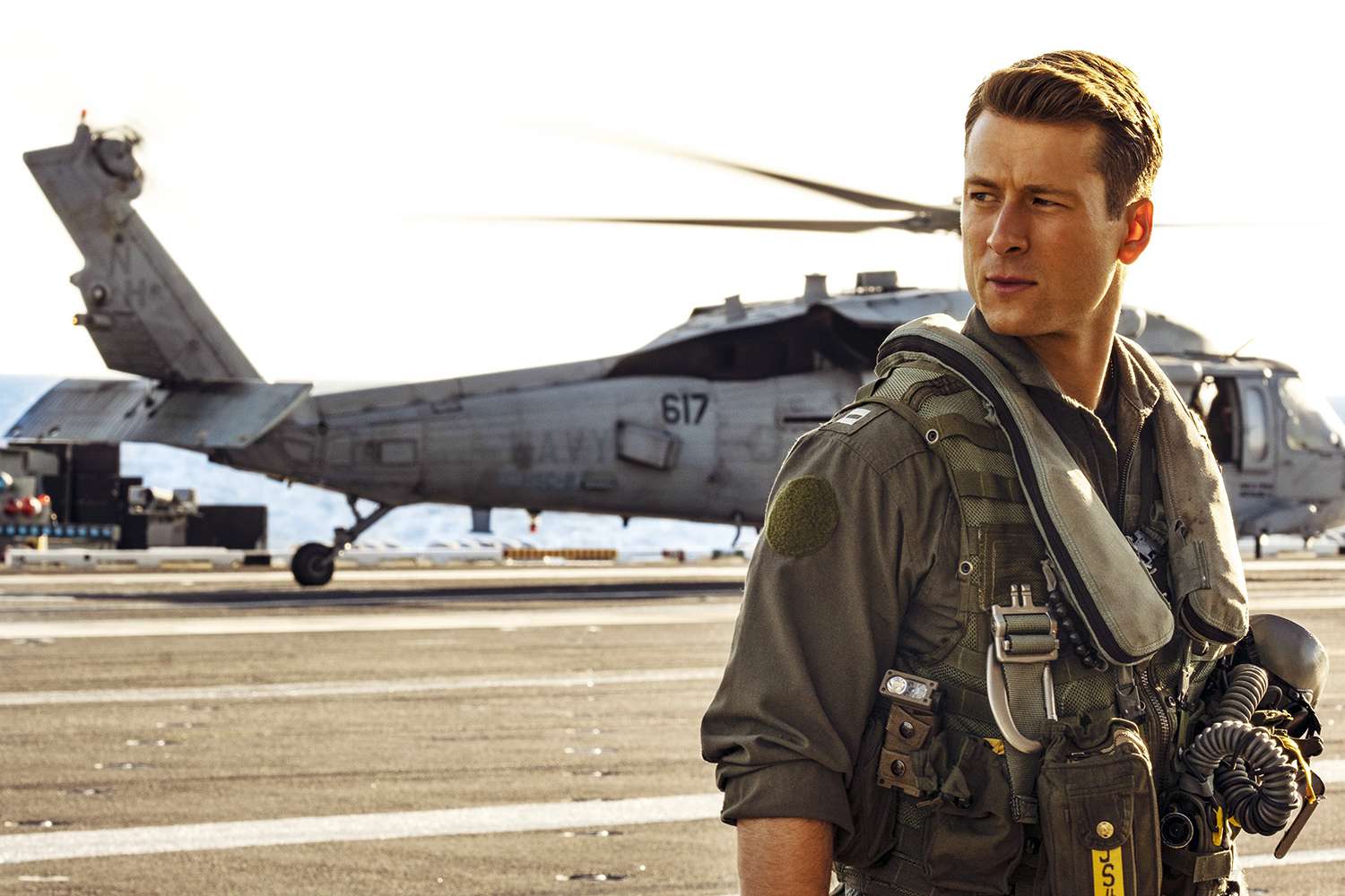 Glen Powell in 'Top Gun: Maverick'