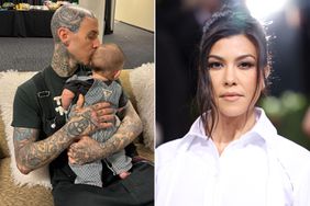 Kourtney Kardashian, Travis Barker and Rocky