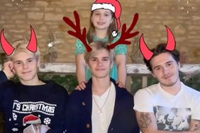 Beckham Christmas card