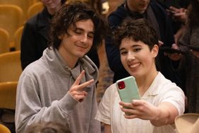 Timothee Chalamet Visits Bob Dylan's Hometown and a Local High School Acting Class as He Prepares to Play Singer
