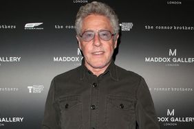 Roger Daltrey attends the opening of an exhibition by The Connor Brothers at Maddox Gallery on October 14, 2021 in London, England.