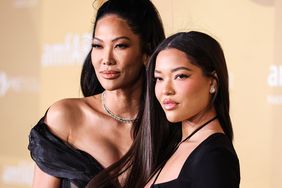 Kimora Lee Simmons and daughter Ming Lee Simmons arrive at the 2022 amfAR Gala