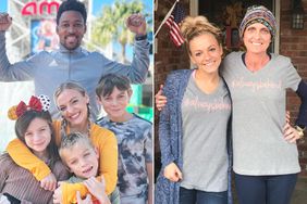 Mackenzie McKee poses with kids and fiance; Mackenzie McKee poses with mom