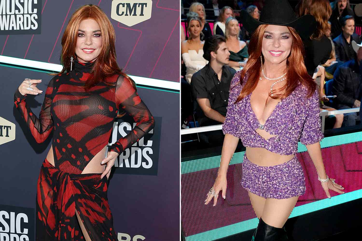 Shania Twain attends the 2023 CMT Music Awards