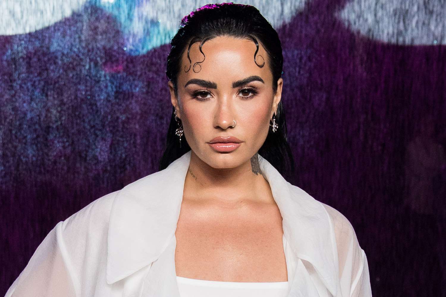 Demi Lovato attends the Boss Spring/Summer 2023 Miami Runway Show at One Herald Plaza on March 15, 2023