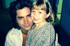 John Stamos and Elizabeth Olsen