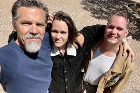 Josh Brolin with son and daughter