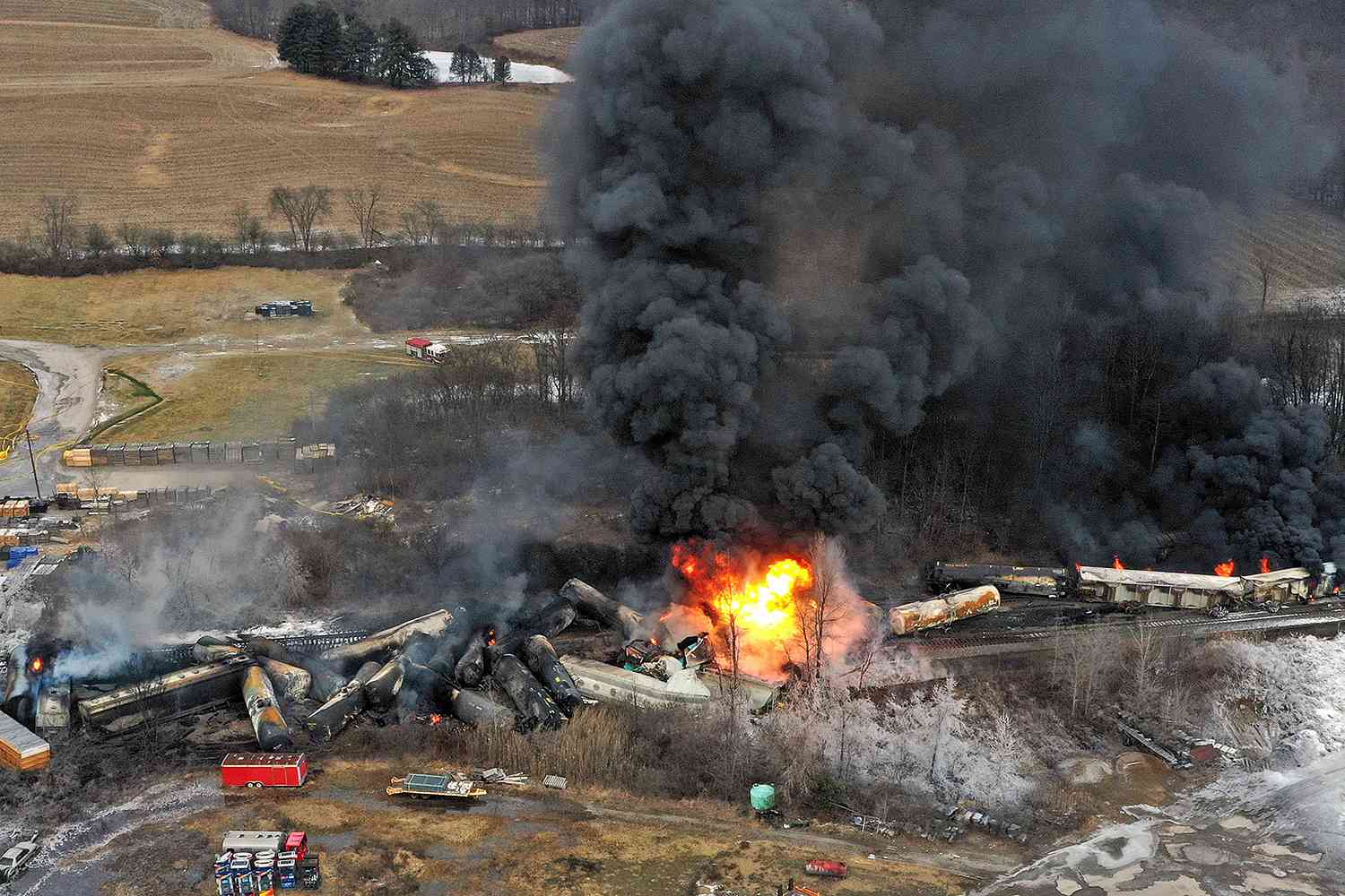 TRAIN DERAILMENT in OHIO