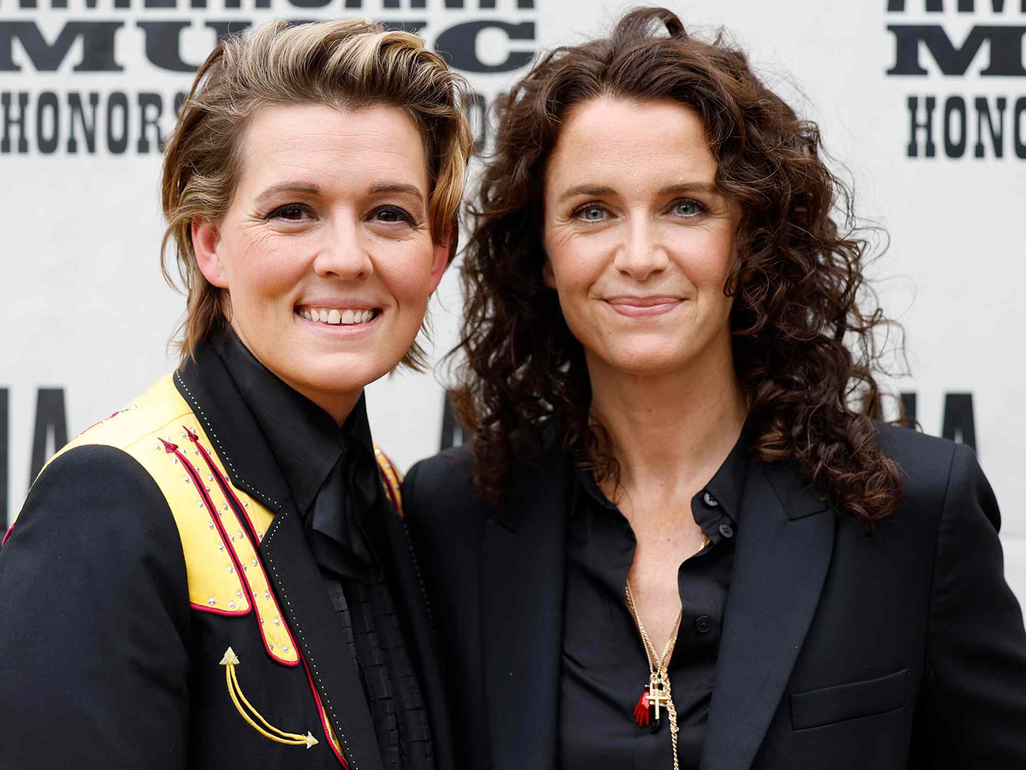 Brandi Carlile and Catherine Shepherd at the 22nd Annual Americana Honors & Awards on September 20, 2023 in Nashville, Tennessee. 