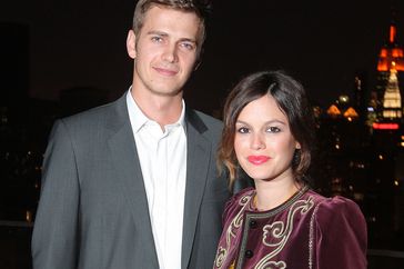 Hayden Christensen and Rachel Bilson attend a cocktail party in honor of designer Kris Van Assche and hosted by GQ & Dior Homme at The Cooper Square Hotel Penthouse on September 8, 2009