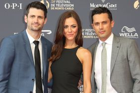 James Lafferty, Alexandra Park and Stephen Colletti attend the opening ceremony of the 58th Monte Carlo TV Festival on June 15, 2018 in Monte-Carlo, Monaco. 