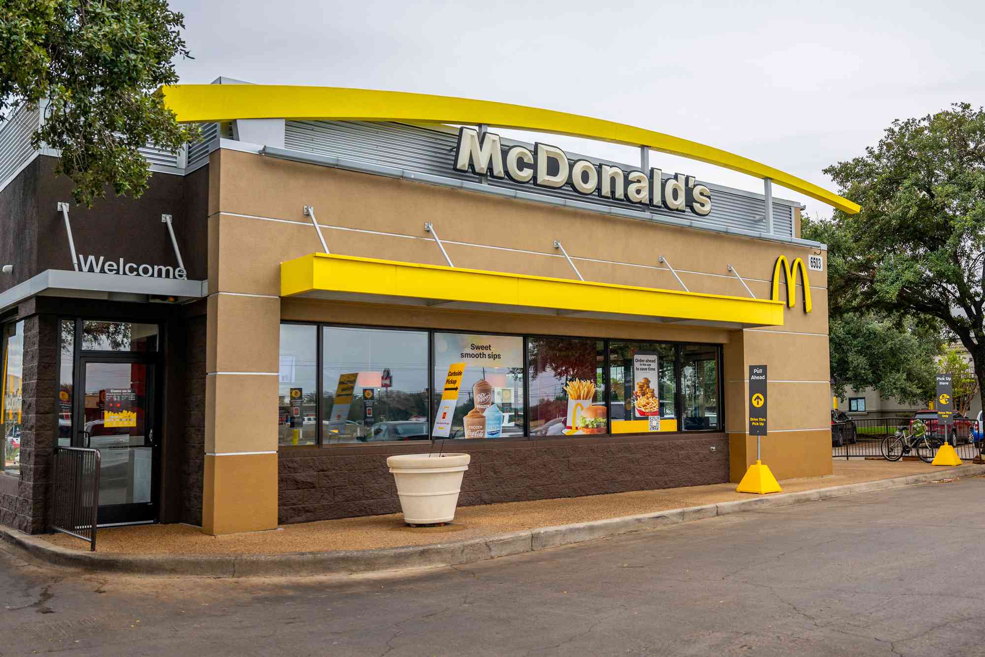 A McDonald's store is seen on October 30, 2023