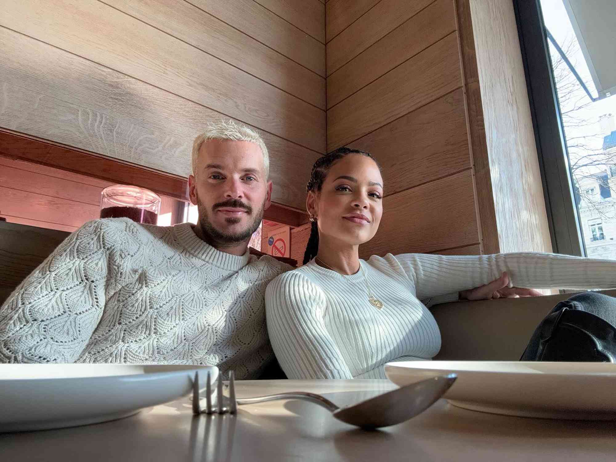 Christina Milian and Matt Pokora. 