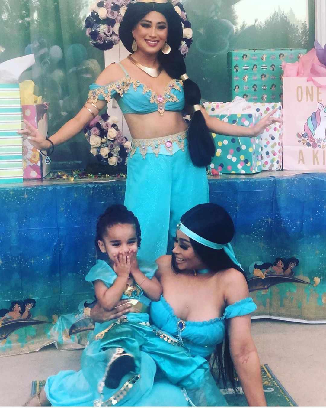 Blac Chyna throws Dream an Aladdin themed birthday party