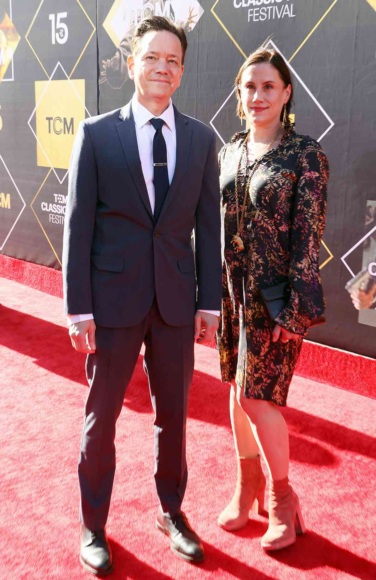 Frank Whaley and Heather Bucha attend the Opening Night Gala and 30th Anniversary Screening of "Pulp Fiction" during the 2024 TCM Classic Film Festival at TCL Chinese Theatre on April 18, 2024 in Hollywood, California.