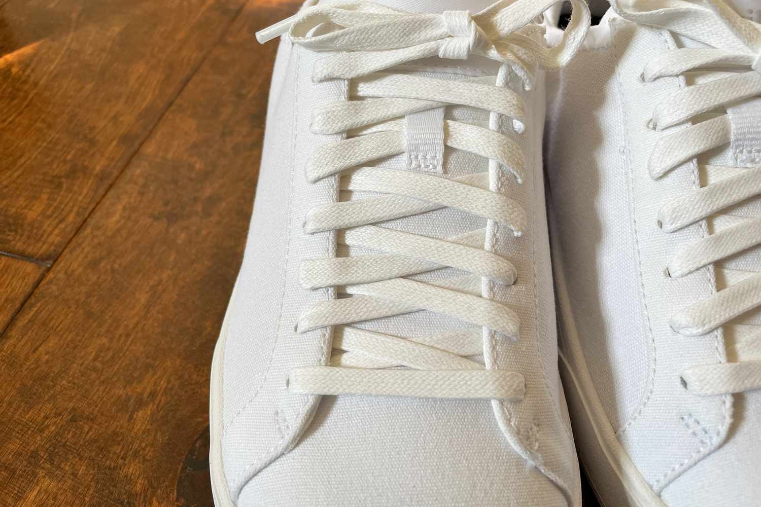 The laces on the Kizik Women's Irvine Sneaker