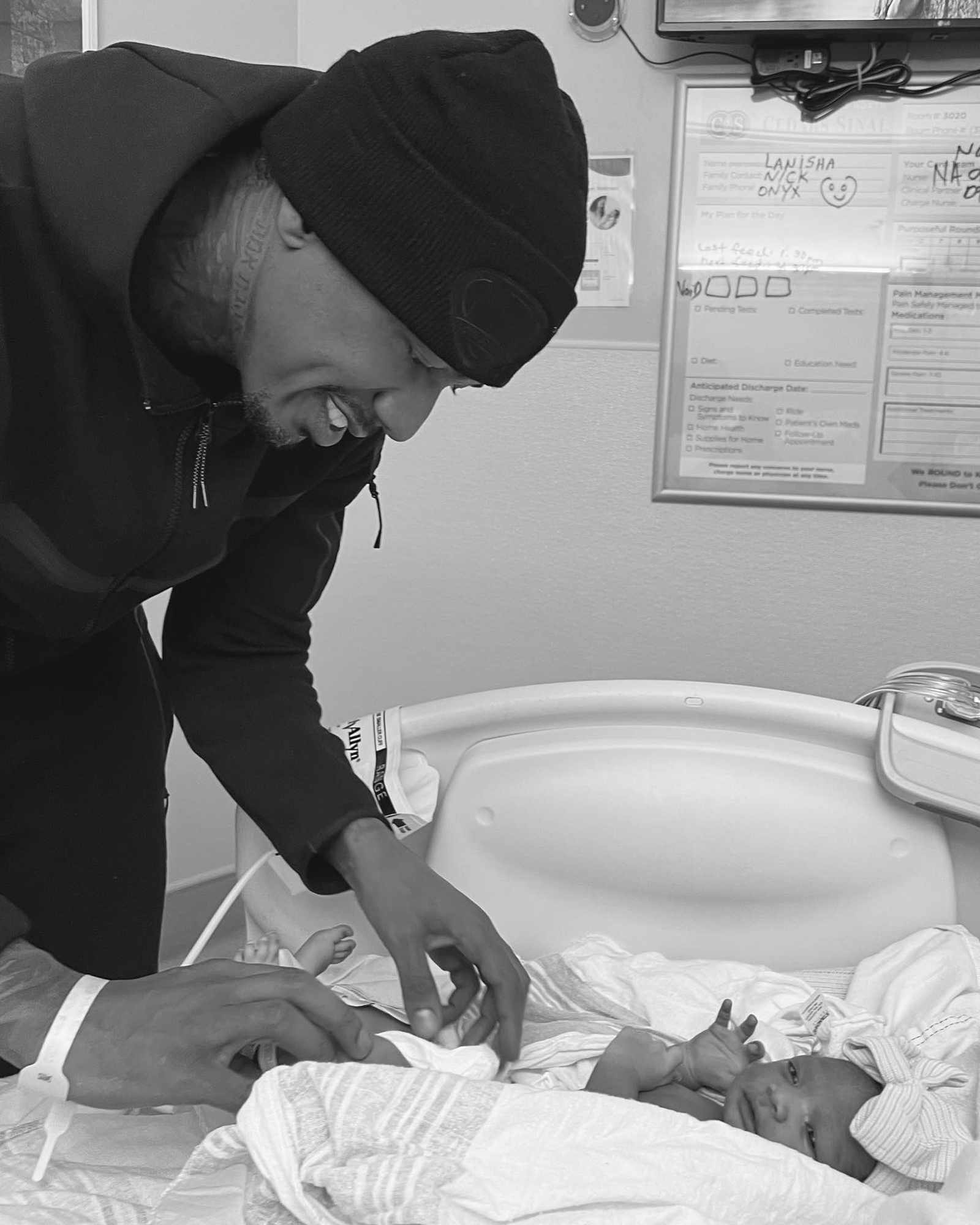 Nick Cannon and baby Onyx