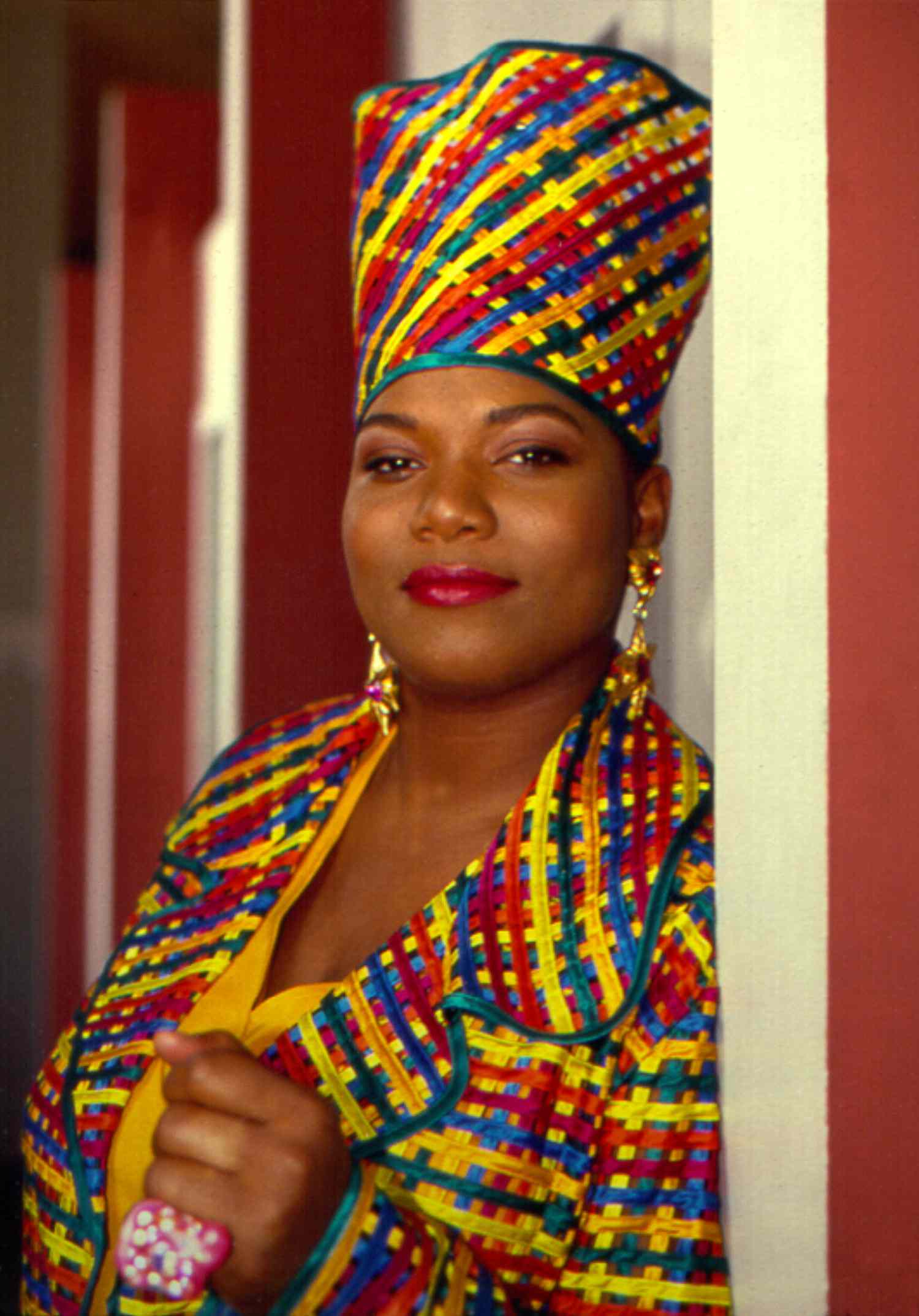 American rapper and actress, Queen Latifah, circa 1990