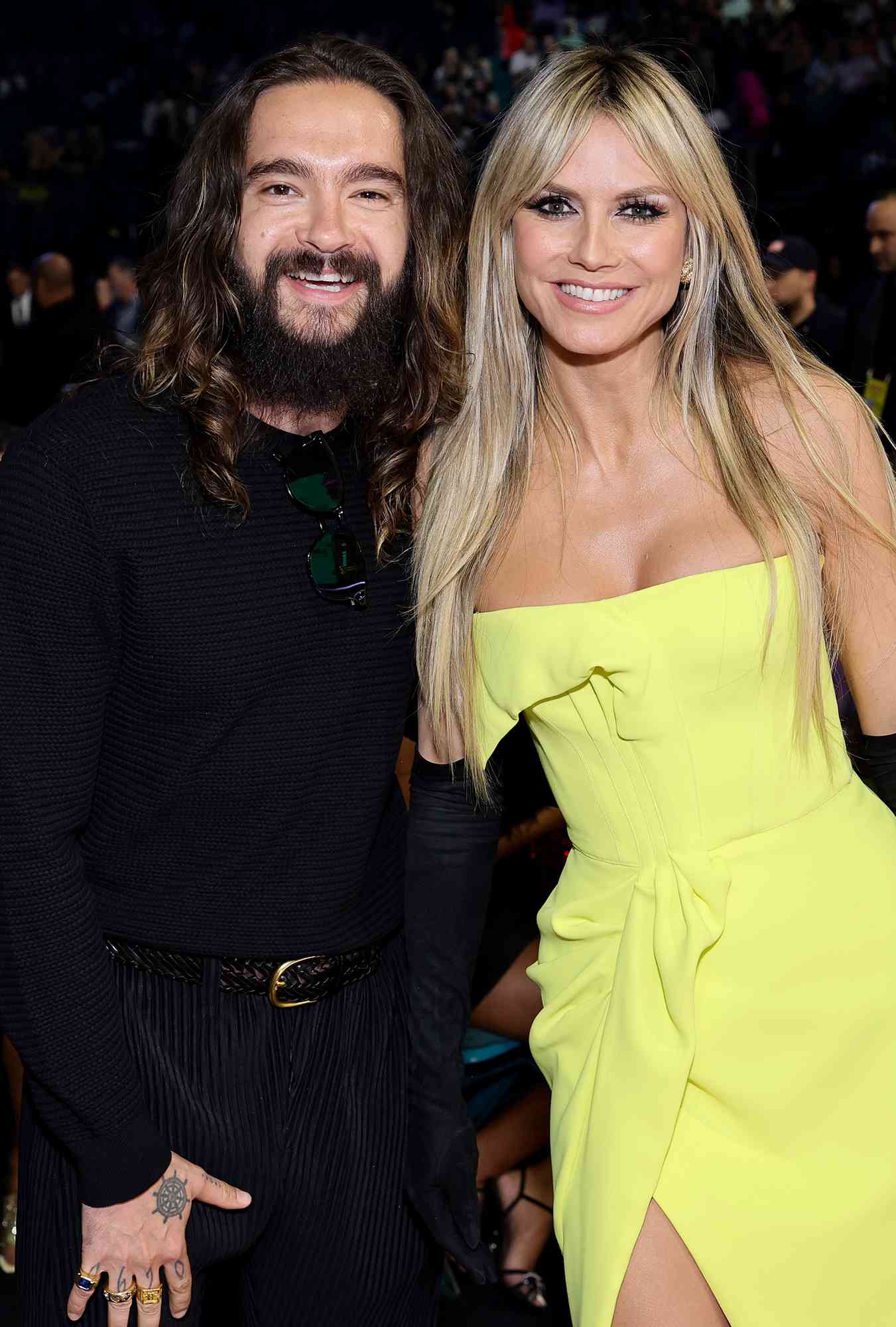 Tom Kaulitz and Heidi Klum attend the 2022 Billboard Music Awards at MGM Grand Garden Arena on May 15, 2022 in Las Vegas, Nevada