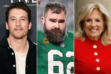 Miles Teller, Jason Kelce, First Lady Jill Biden