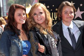 Melissa Etheridge with her son Beckett and her daughter Bailey during her Walk of Fame ceremony on September 27, 201. 