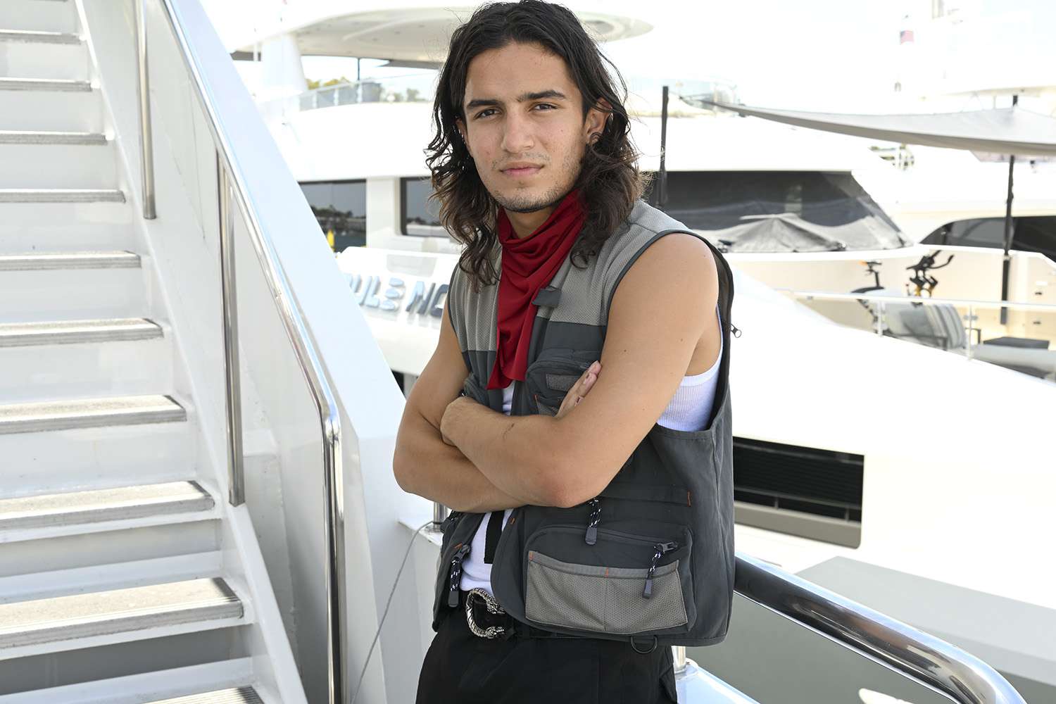 SAN DIEGO, CALIFORNIA - JULY 22: Aramis Knight visits the #IMDboat At San Diego Comic-Con 2022: Day Two on The IMDb Yacht on July 22, 2022 in San Diego, California. (Photo by Michael Kovac/Getty Images for IMDb)