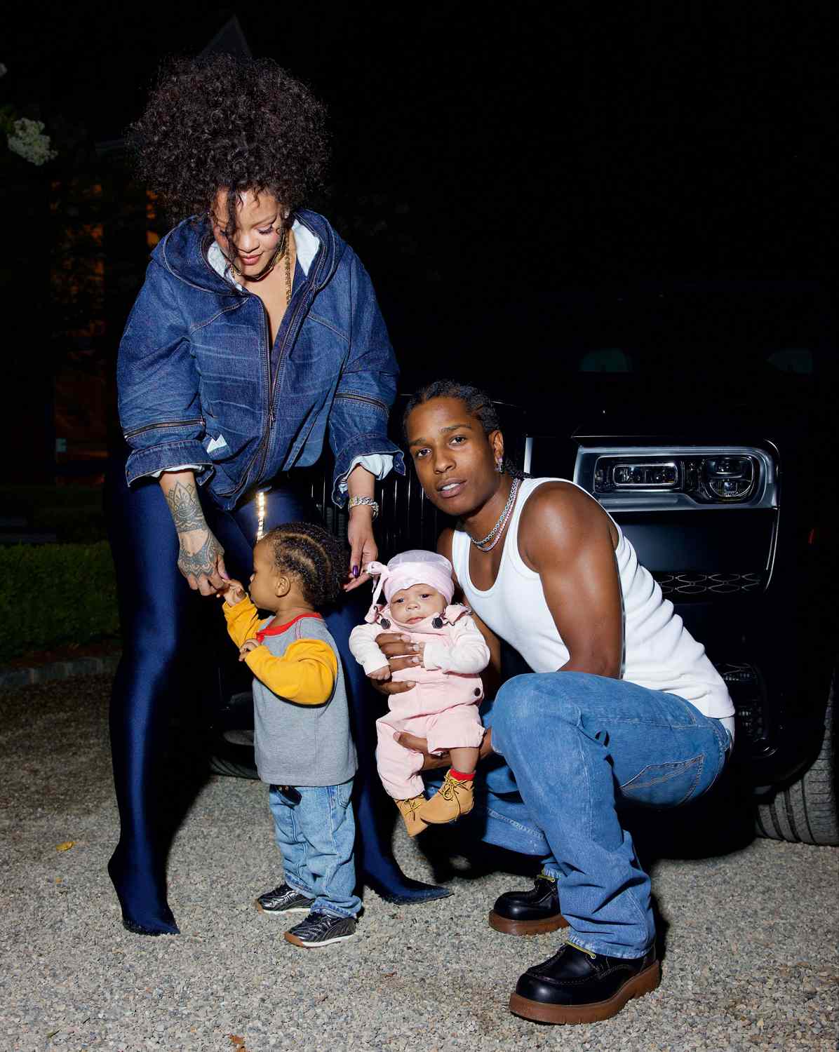 Rihanna and ASAP Rocky are sharing with the world an intimate photoshoot along with their newborn son, Riot Rose