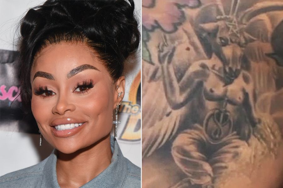 Blac Chyna demon tattoo