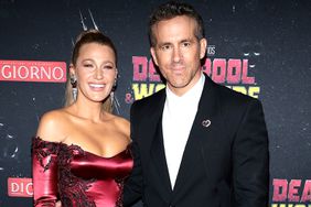 Blake Lively and Ryan Reynolds attend the "Deadpool & Wolverine" New York Premiere on July 22, 2024 in New York City.