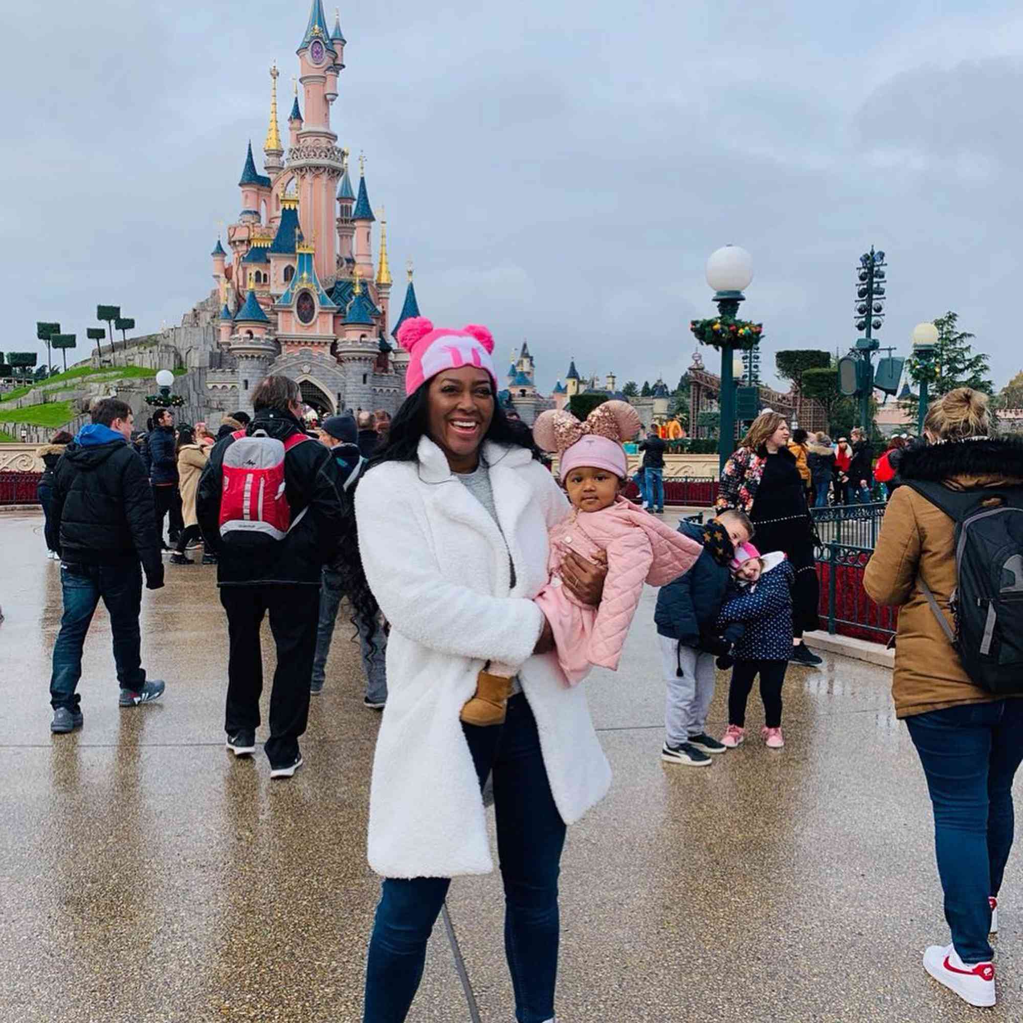 Kenya Moore and daughter Brooklyn Daly. 