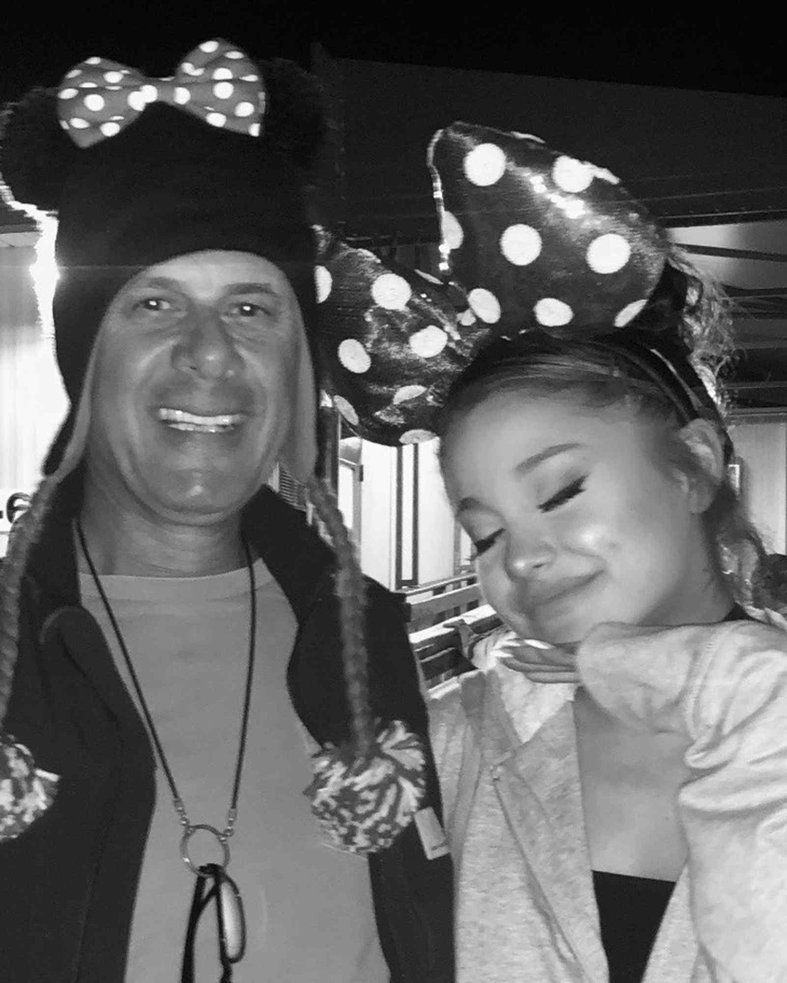 Ariana Grande and her father Edward Butera