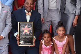 Kenan Thompson, with his children Georgia Thompson and Gianna Thompson at the Hollywood Walk of Fame Star Ceremony honoring Kenan Thompson at the Hollywood Walk of Fame on August 11, 2022