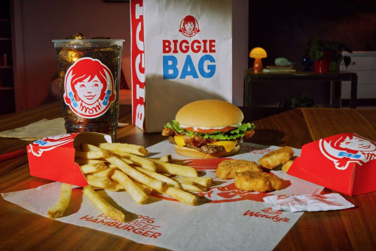 Wendy's Fans Can Celebrate 5 Years of Biggie Bag with a Free Small Frosty with Purchase of a Biggie Bag with offer in the Wendy's App.