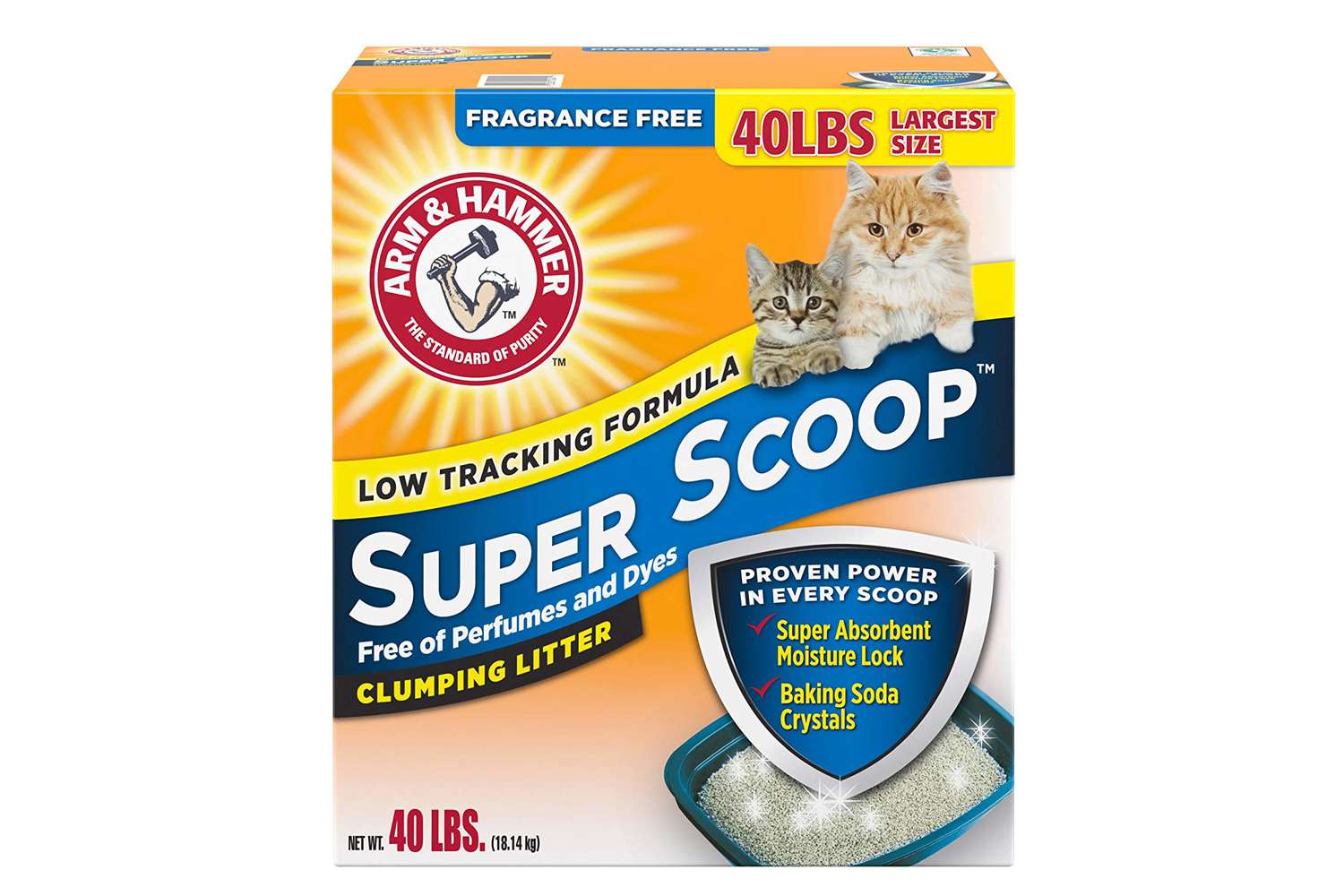 Arm &amp; Hammer Super Scoop Fragrance-Free Clumping Cat Litter