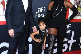 Alexis Ohanian, Olympia Ohanian Jr, and Serena Williams arrives at the 2021 AFI Fest: Closing Night Premiere Of Warner Bros. "King Richard"
