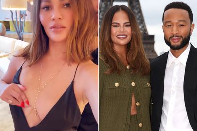 chrissy teigan shows scar on breast instagram 08 13 24 chrissy teigen john legend paris 07 26 24