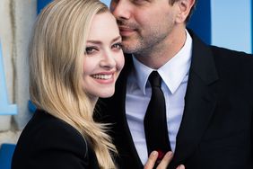 Thomas Sadoski and Amanda Seyfried attend the UK Premiere of "Mamma Mia! Here We Go Again" at Eventim Apollo on July 16, 2018 in London, England