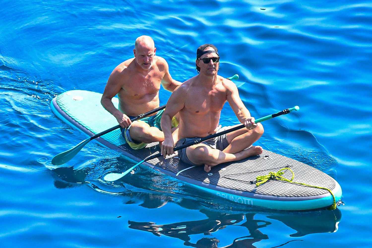 Matthew McConaughey and Woody Harrelson on holiday